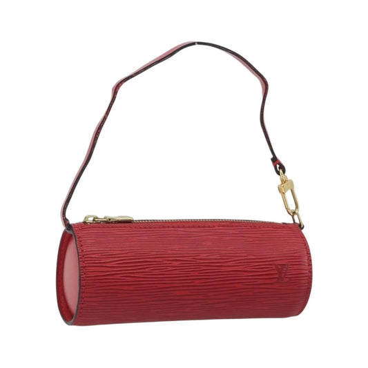 Louis Vuitton Soufflot Pochette Epi Leather, Red, Leather, Clutch