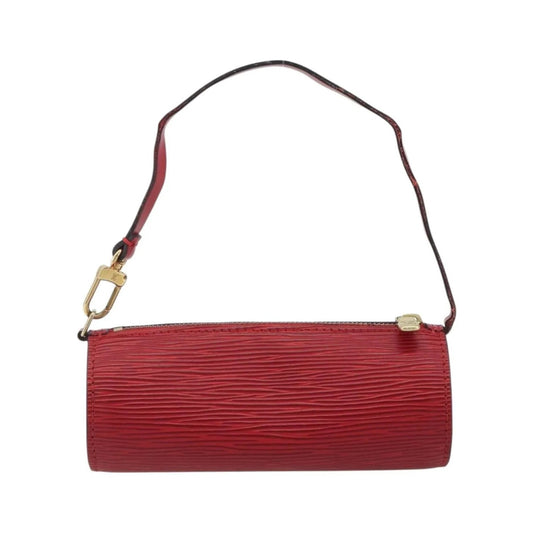 Louis Vuitton Soufflot Pochette Epi Leather, Red, Leather, Clutch