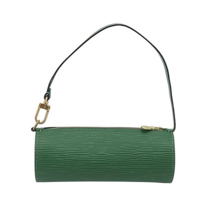 Louis Vuitton Soufflot Pochette Epi Leather, Green, Leather, Clutch