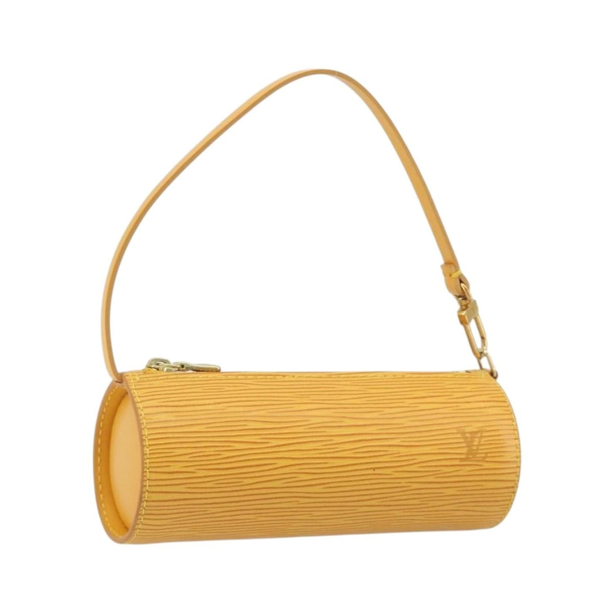 Louis Vuitton Soufflot Pochette Epi Leather, Yellow, Leather, Clutch