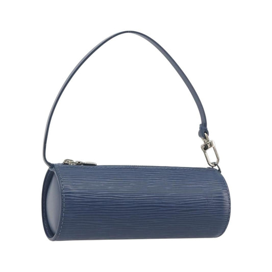 Louis Vuitton Soufflot Pochette Epi Leather, Blue, Leather, Clutch