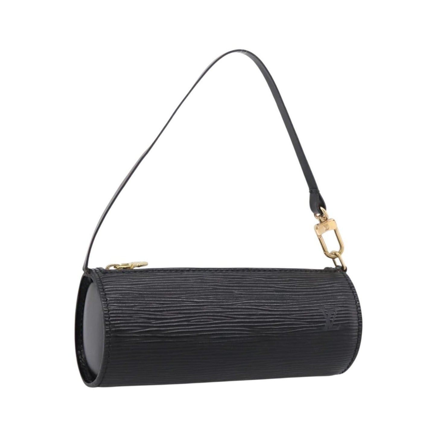 Louis Vuitton Soufflot Pochette Epi Leather, Black, Leather, Clutch