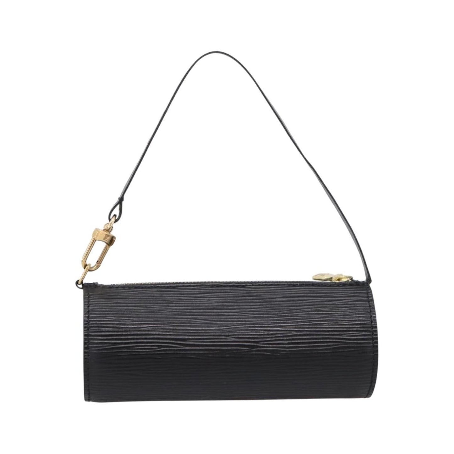 Louis Vuitton Soufflot Pochette Epi Leather, Black, Leather, Clutch