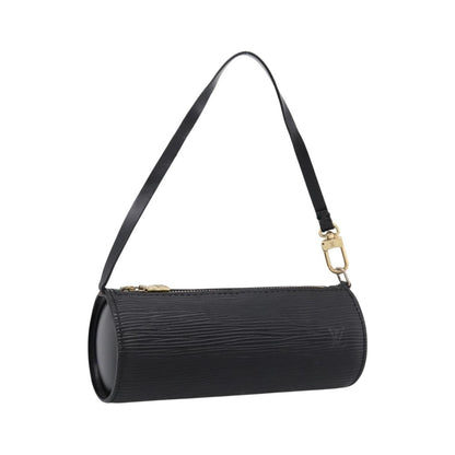 Louis Vuitton Soufflot Pochette Epi Leather, Black, Leather, Clutch