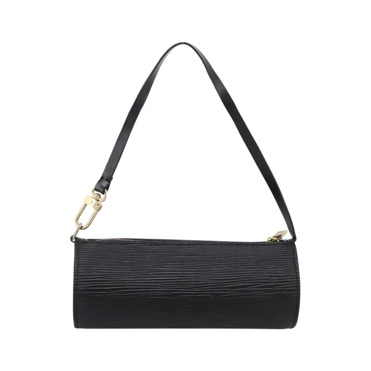 Louis Vuitton Soufflot Pochette Epi Leather, Black, Leather, Clutch