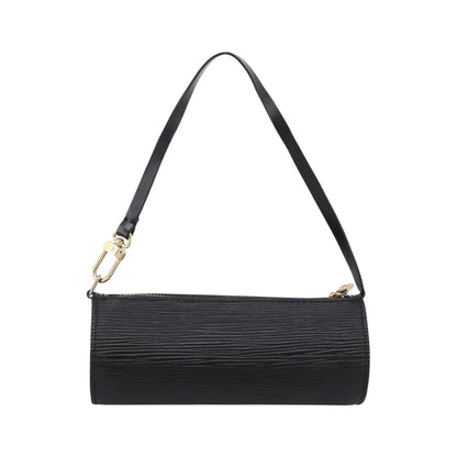 Louis Vuitton Soufflot Pochette Epi Leather, Black, Leather, Clutch