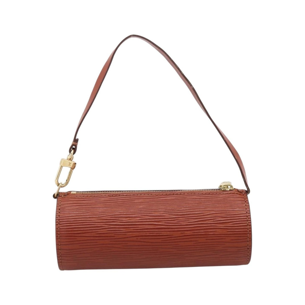 Louis Vuitton Soufflot Pochette Epi Leather, Brown, Leather, Clutch