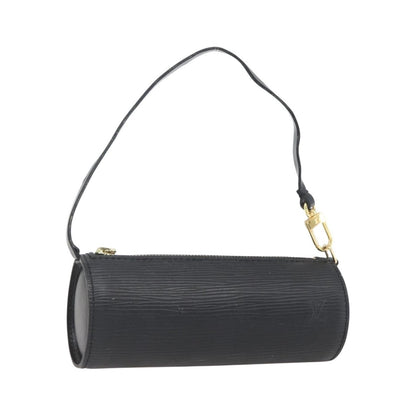Louis Vuitton Soufflot Pochette Epi Leather, Black, Leather, Clutch