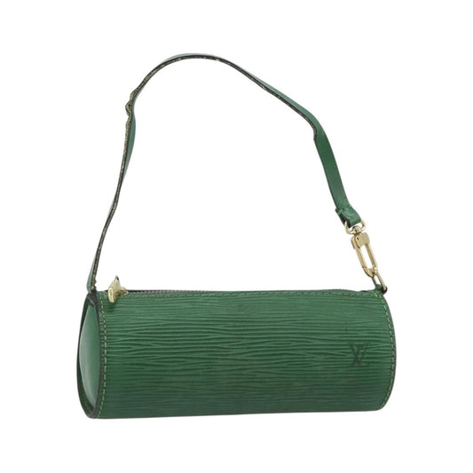 Louis Vuitton Soufflot Pochette Epi Leather, Green, Leather, Clutch