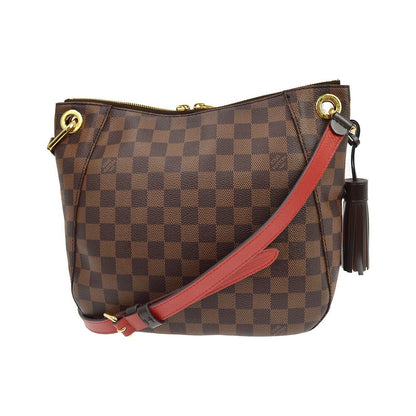 Louis Vuitton South Bank Besace Damier, Brown, Canvas, Handbag