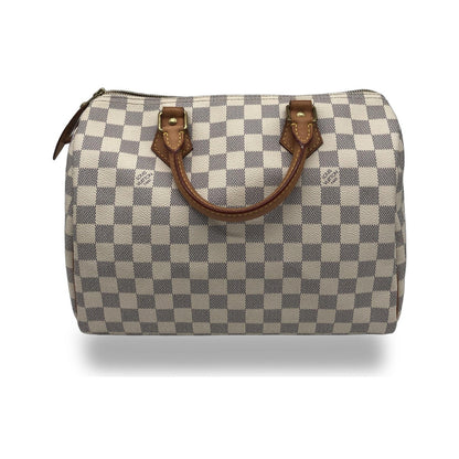Louis Vuitton Speedy Damier, Beige, Canvas, Handbag