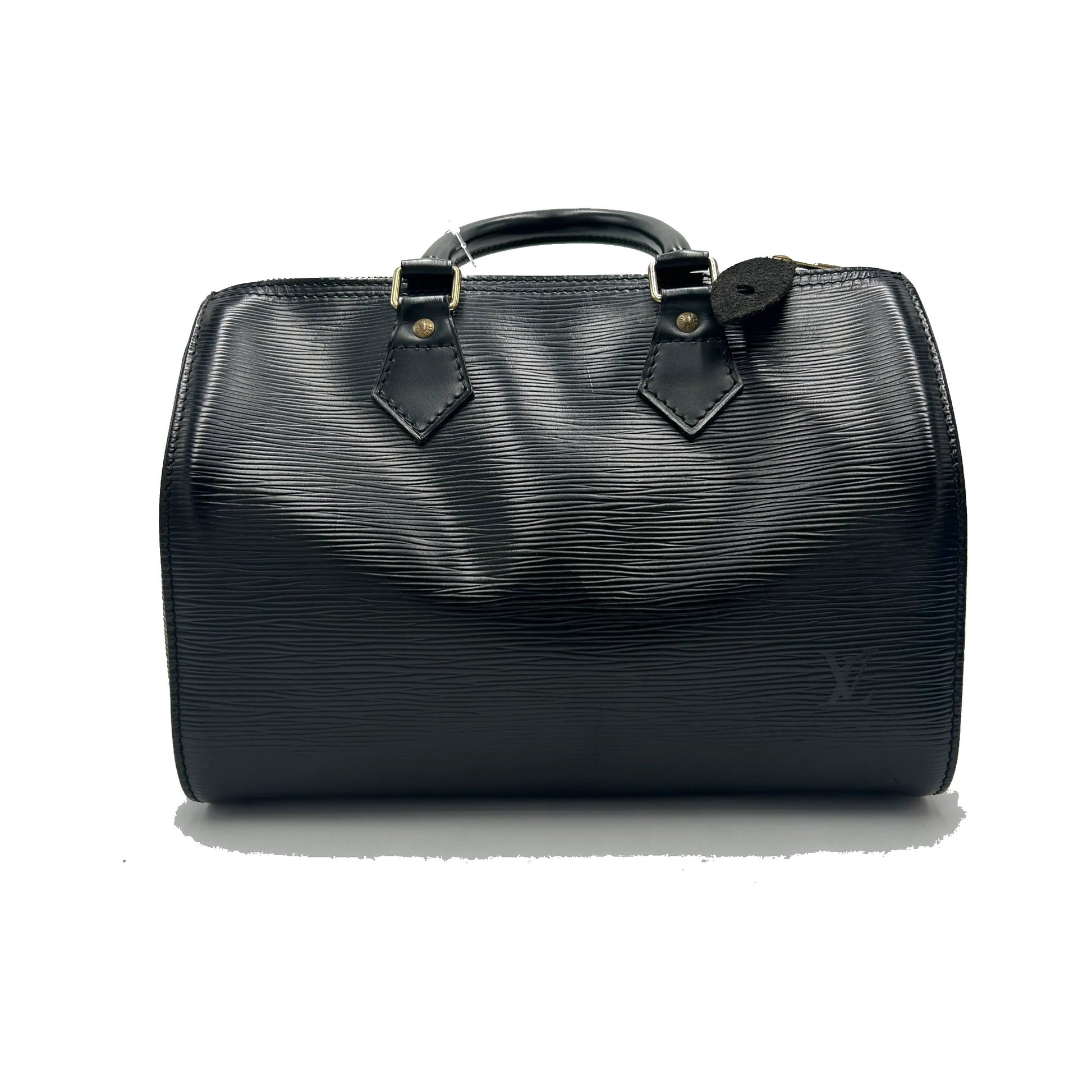 Louis Vuitton Speedy Epi Leather, Black, Leather, Handbag