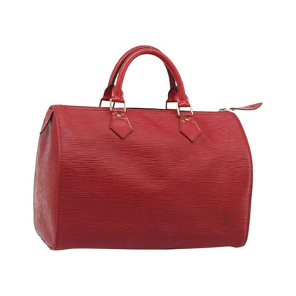 Louis Vuitton Speedy Epi Leather, Red, Leather, Handbag