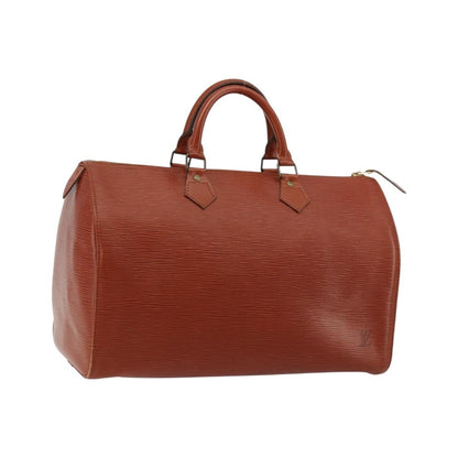 Louis Vuitton Speedy Epi Leather, Brown, Leather, Handbag
