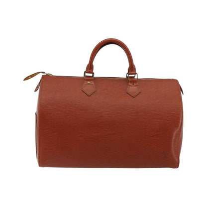 Louis Vuitton Speedy Epi Leather, Brown, Leather, Handbag