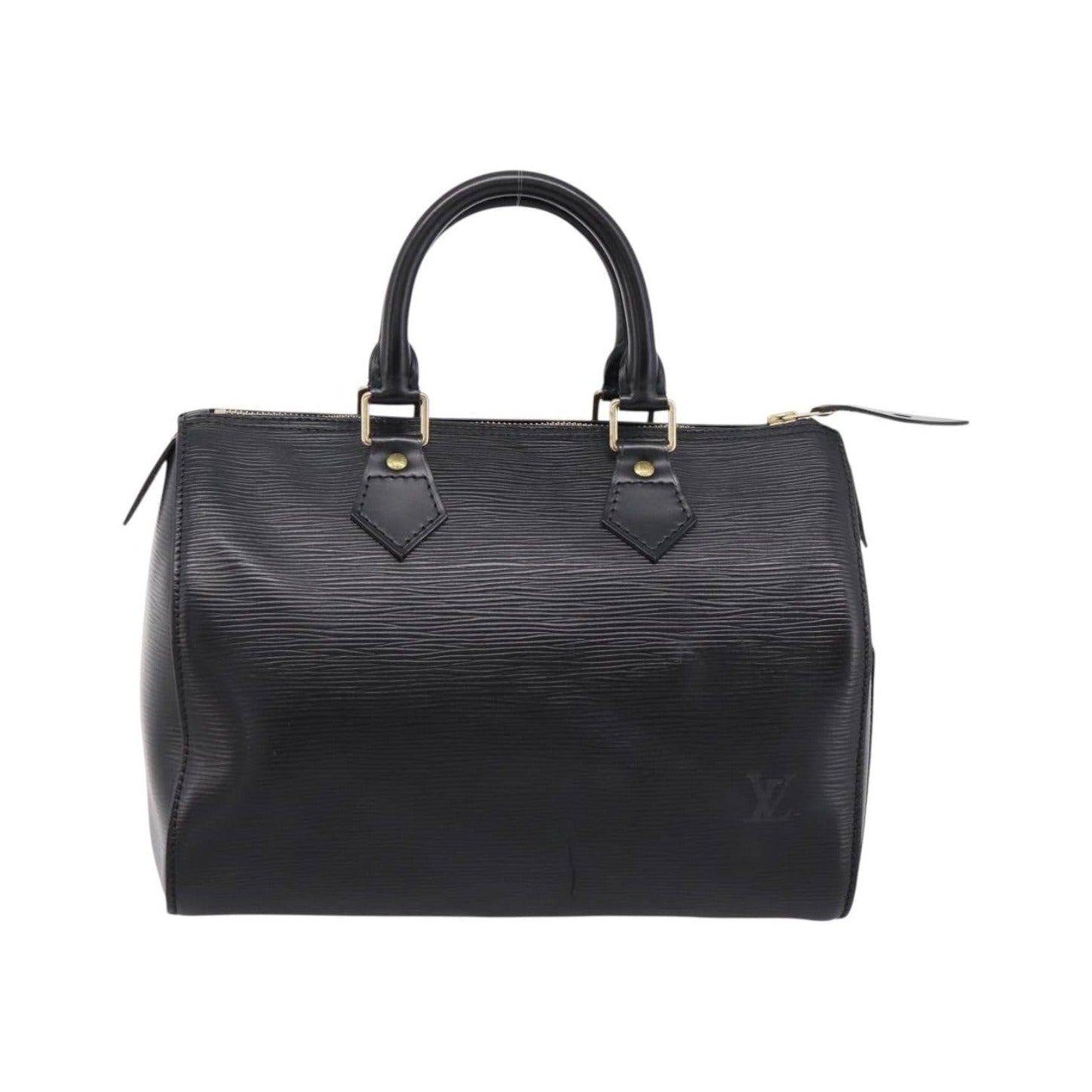 Louis Vuitton Speedy Epi Leather, Black, Leather, Handbag