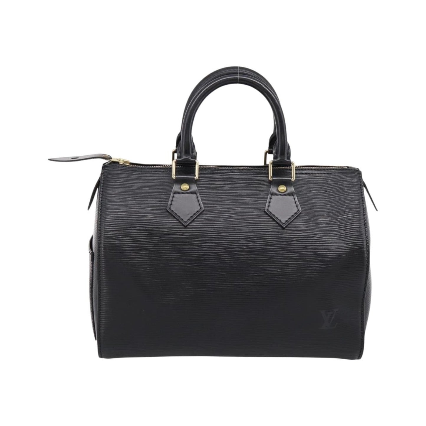 Louis Vuitton Speedy Epi Leather, Black, Leather, Handbag