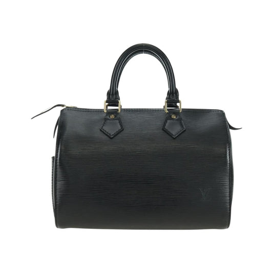 Louis Vuitton Speedy Epi Leather, Black, Leather, Handbag