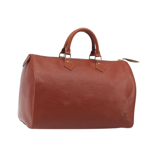 Louis Vuitton Speedy Epi Leather, Brown, Leather, Handbag