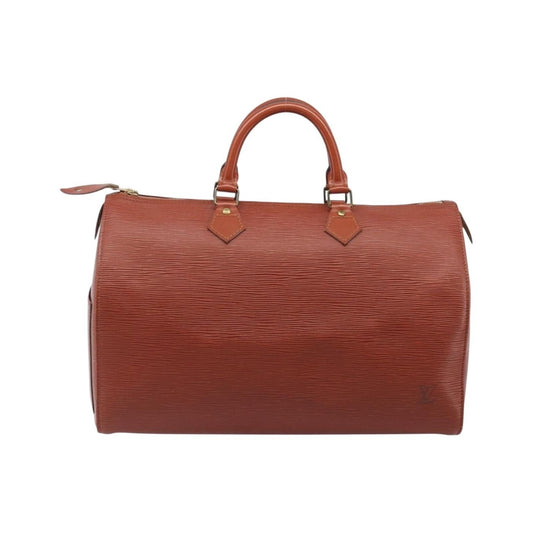 Louis Vuitton Speedy Epi Leather, Brown, Leather, Handbag
