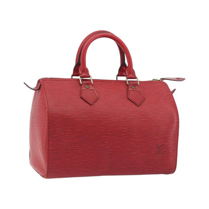 Louis Vuitton Speedy Epi Leather, Red, Leather, Handbag