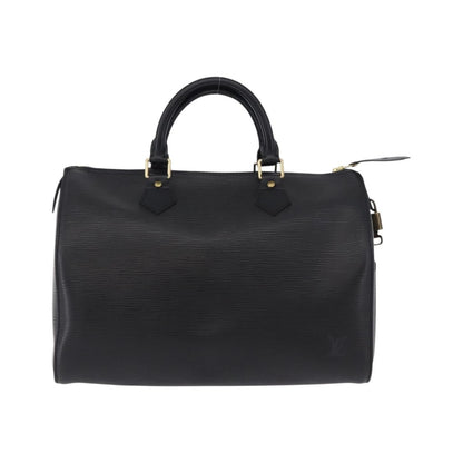 Louis Vuitton Speedy Epi Leather, Black, Leather, Handbag