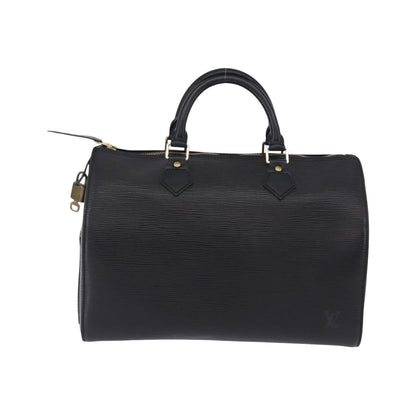 Louis Vuitton Speedy Epi Leather, Black, Leather, Handbag