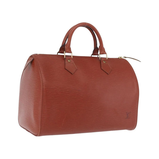 Louis Vuitton Speedy Epi Leather, Brown, Leather, Handbag