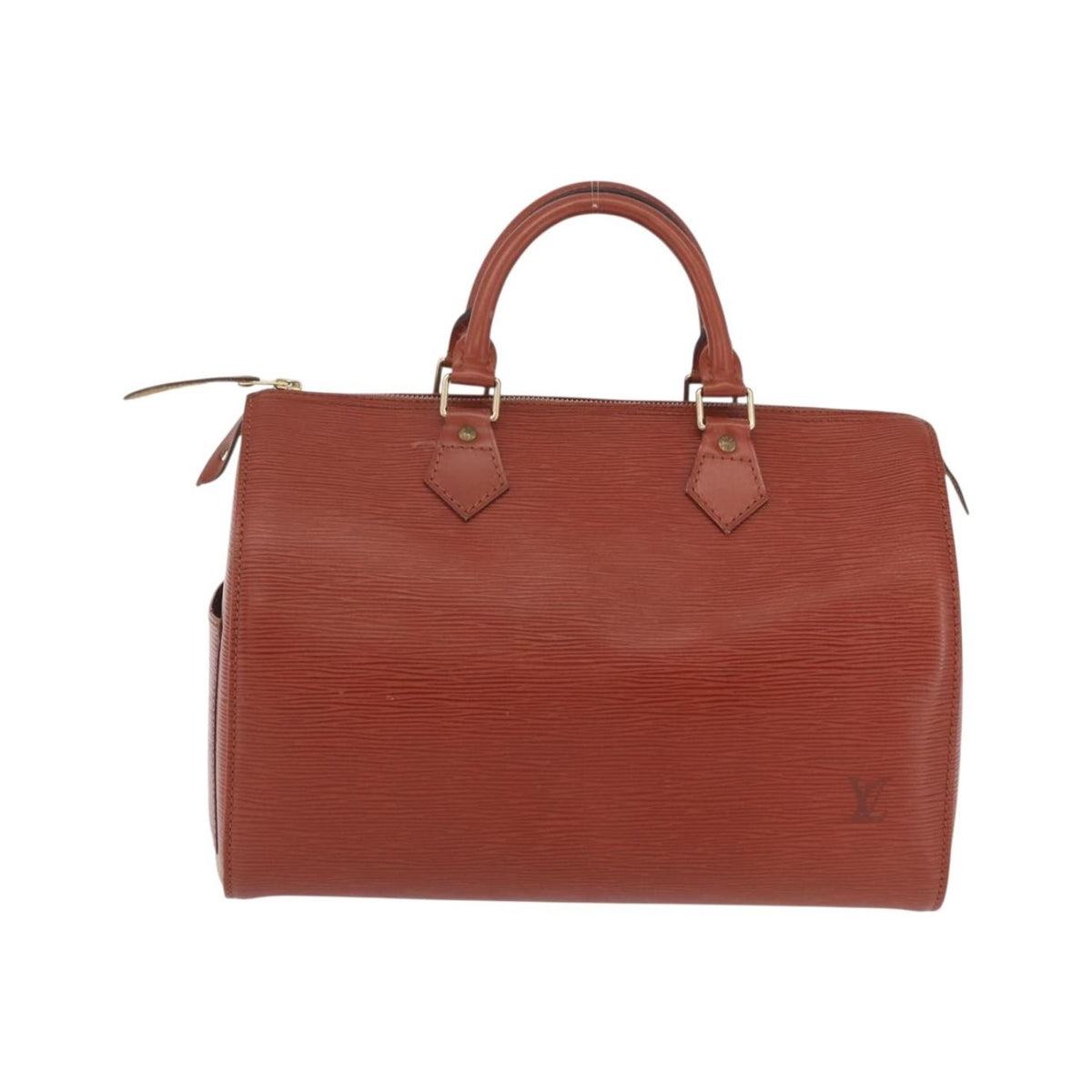 Louis Vuitton Speedy Epi Leather, Brown, Leather, Handbag