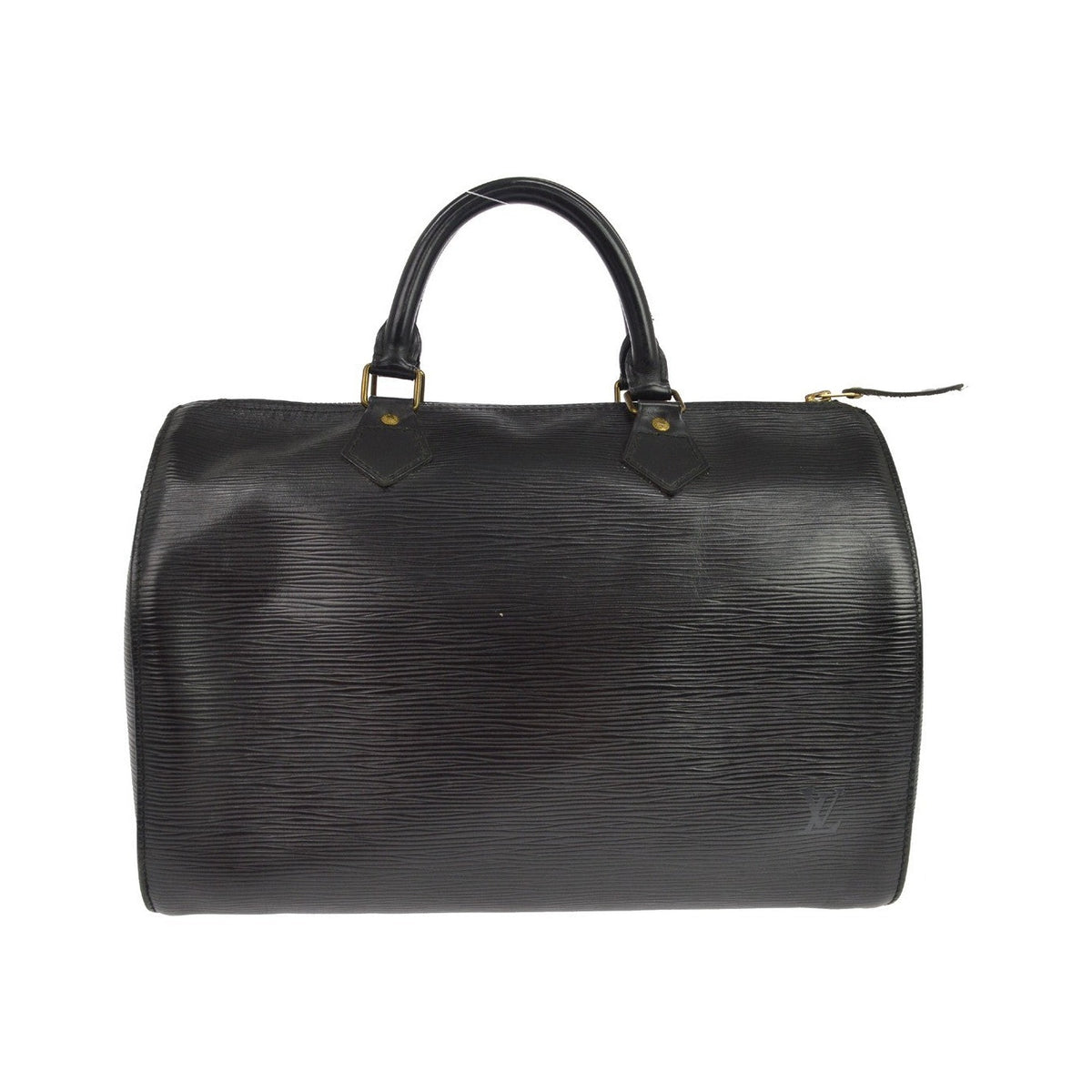 Louis Vuitton Speedy Epi Leather, Black, Leather, Handbag