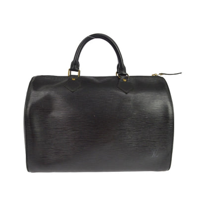 Louis Vuitton Speedy Epi Leather, Black, Leather, Handbag