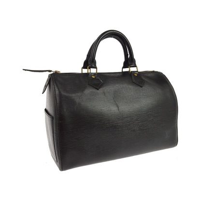 Louis Vuitton Speedy Epi Leather, Black, Leather, Handbag
