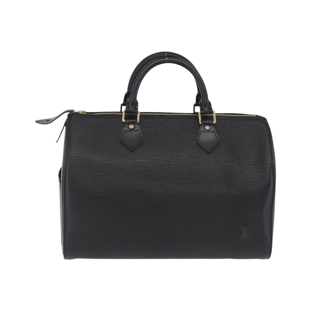 Louis Vuitton Speedy Epi Leather, Black, Leather, Handbag