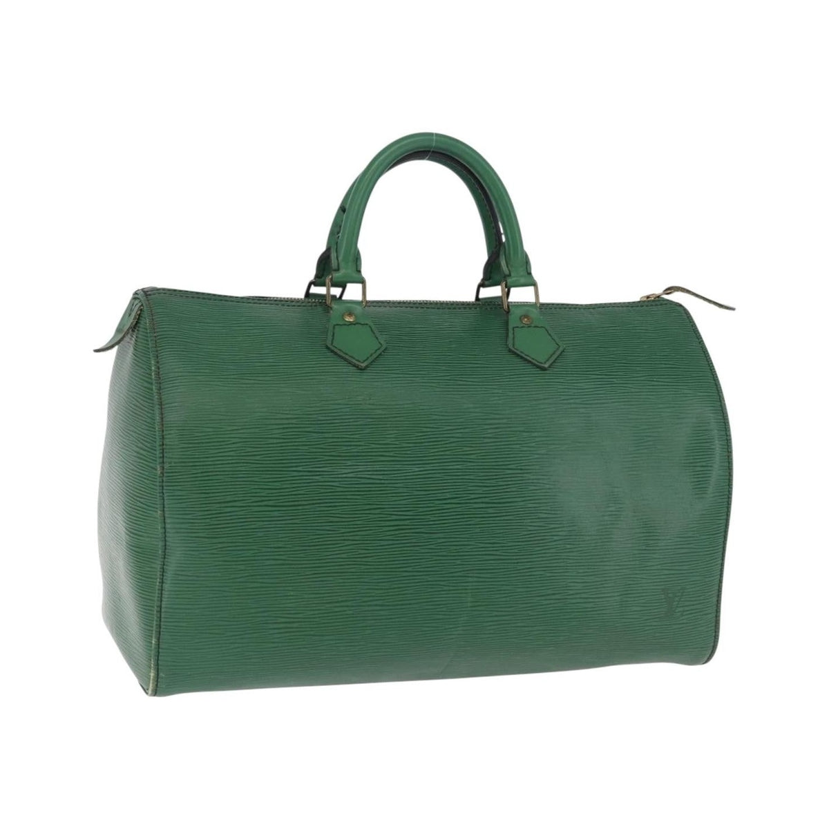 Louis Vuitton Speedy Epi Leather, Green, Leather, Handbag