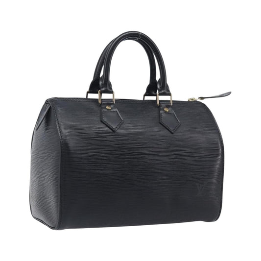 Louis Vuitton Speedy Epi Leather, Black, Leather, Handbag