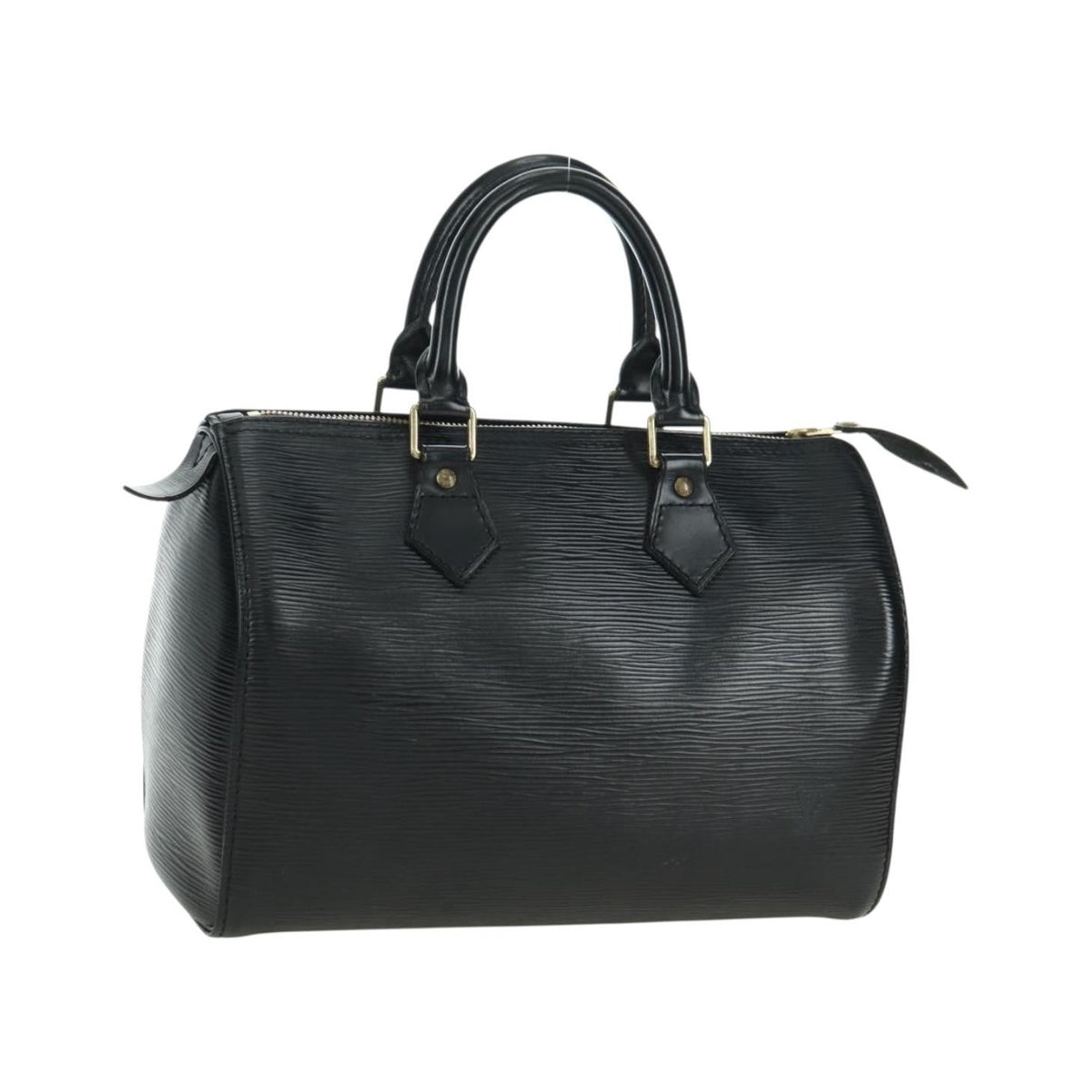 Louis Vuitton Speedy Epi Leather, Black, Leather, Handbag