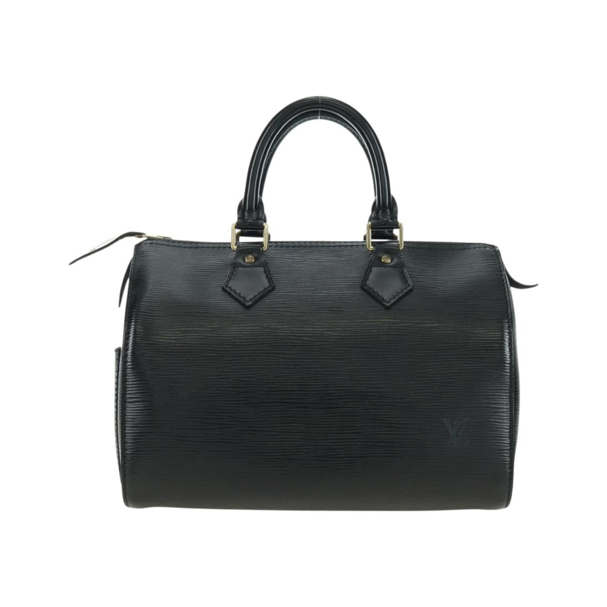 Louis Vuitton Speedy Epi Leather, Black, Leather, Handbag