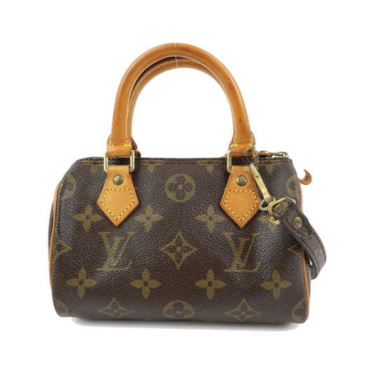Louis Vuitton Speedy Mini HL Monogram Canvas, Brown, Canvas, Handbag