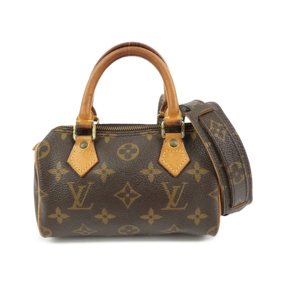 Louis Vuitton Speedy Mini HL Monogram Canvas, Brown, Canvas, Handbag
