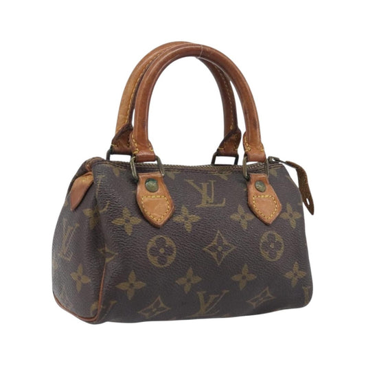 Louis Vuitton Speedy Mini HL Monogram Canvas, Brown, Canvas, Handbag