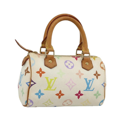 Louis Vuitton Speedy Mini HL Monogram Multicolor, White, Canvas, Handbag