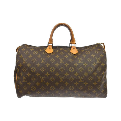 Louis Vuitton Speedy Monogram, Brown, Canvas, Handbag