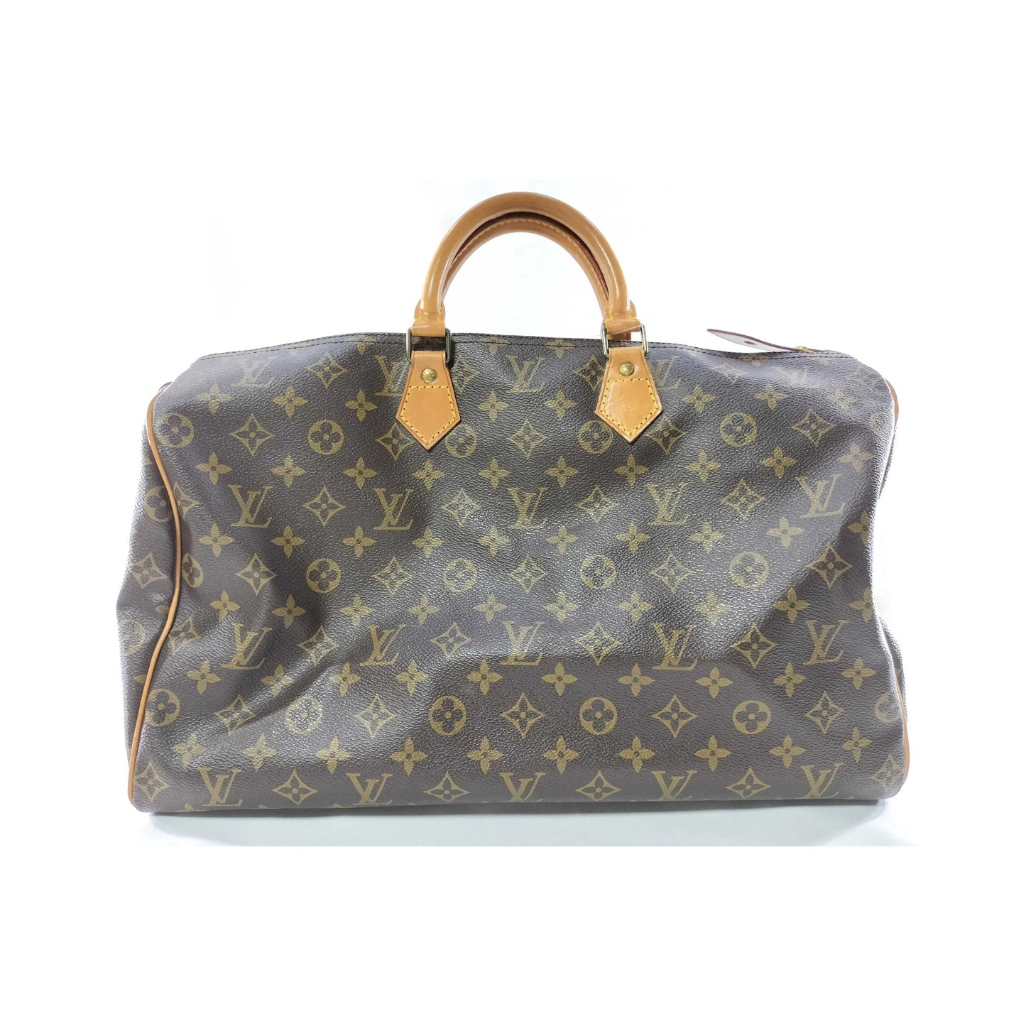 Louis Vuitton Speedy Monogram, Brown, Canvas, Handbag