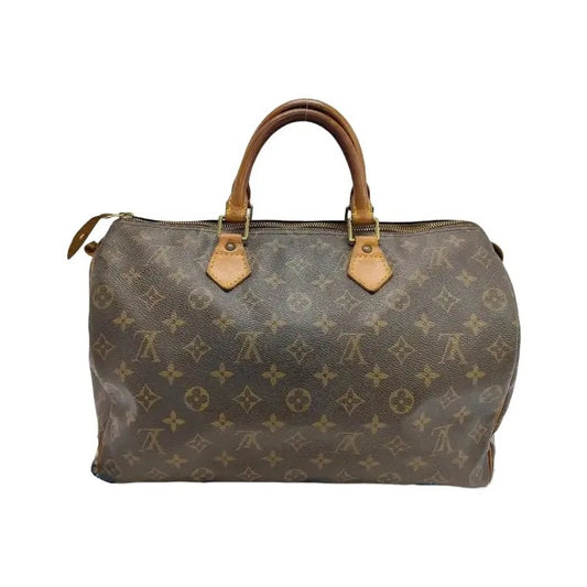 Louis Vuitton Speedy Monogram, Brown, Canvas, Handbag