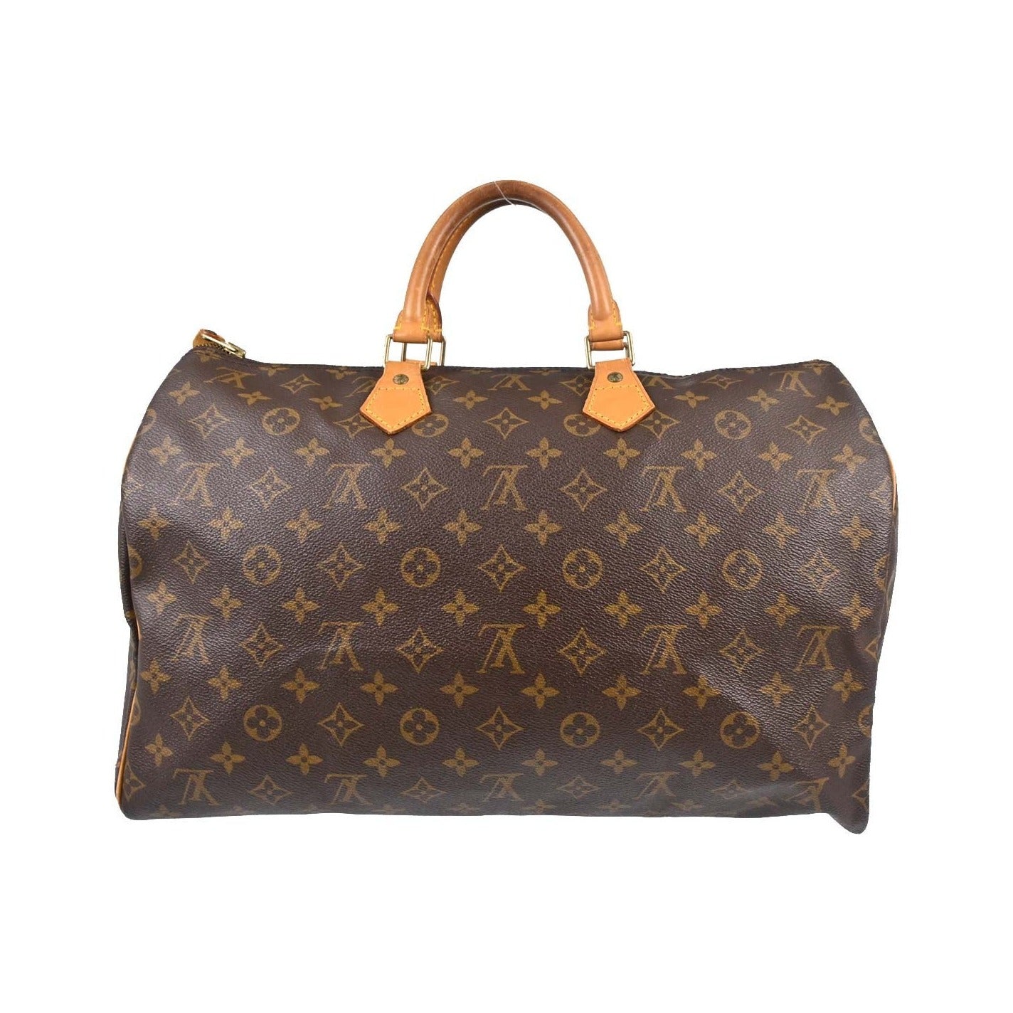 Louis Vuitton Speedy Monogram, Brown, Canvas, Handbag