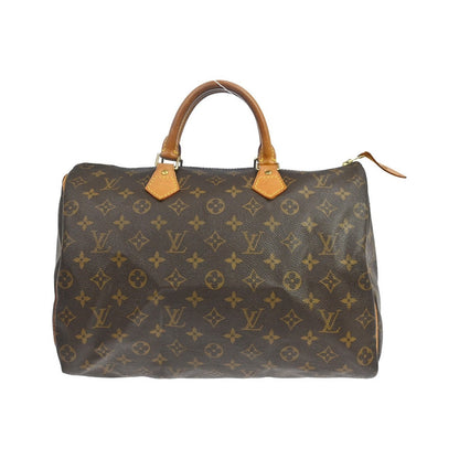 Louis Vuitton Speedy Monogram, Brown, Canvas, Handbag