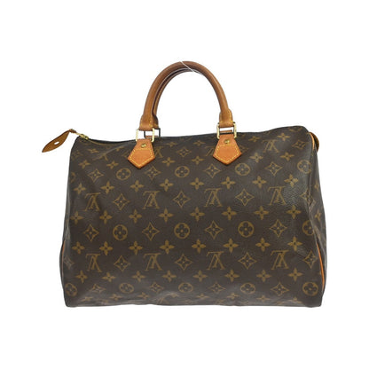 Louis Vuitton Speedy Monogram, Brown, Canvas, Handbag