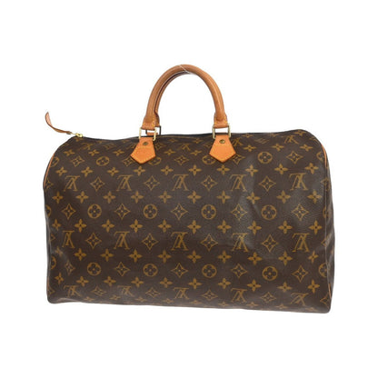 Louis Vuitton Speedy Monogram, Brown, Canvas, Handbag