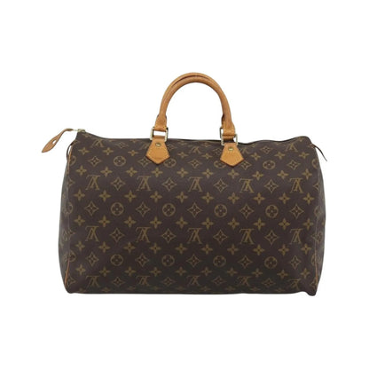 Louis Vuitton Speedy Monogram Canvas, Brown, Canvas, Handbag
