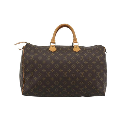 Louis Vuitton Speedy Monogram Canvas, Brown, Canvas, Handbag